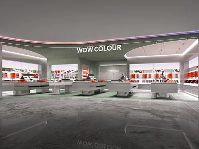 Modern Cosmetics Store 3d model
