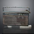 Vintage Marshall Radio Classic Retro Electronic Appliance With Metal Body Design