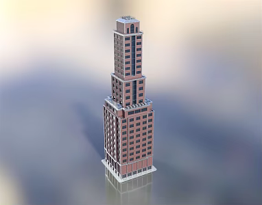 Modern Commercial Building High-rise Building Commercial Building Skyscraper Urban Building Office Building 3d model