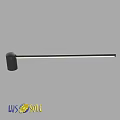 Sleek Modern Black Wall Light With Elongated LED Interior Lighting Design