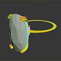 Practical Yellow And White Household Holder With Hanging Loop For Daily Use