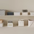 Modern Storage Box Storage Box Acrylic Box Storage Box 3d model