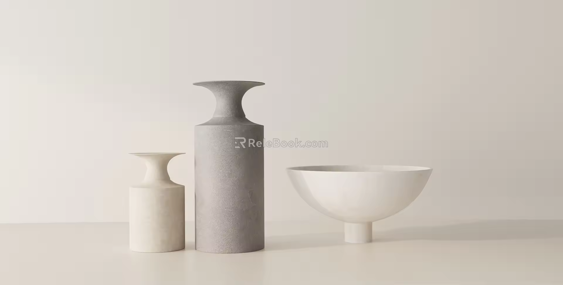 Modern ornaments combination 3d model