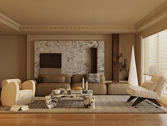 Living room 3d model