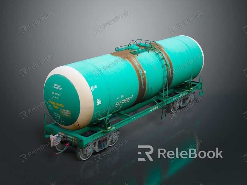 Modern oil tank oil tank truck model