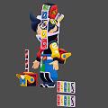 Cartoon Characters Cartoon Clown Characters Q Version Characters Game Characters Game Characters Anime Characters 3d model