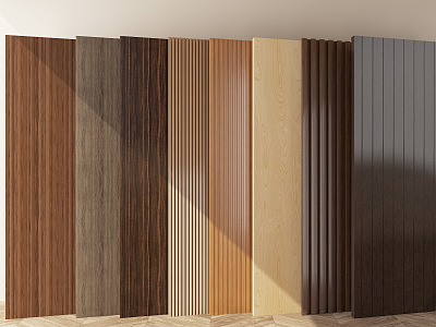 Modern wall panel 3d model