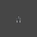 Game and Movie Dinosaur Character with Scaly Skin Spiked Back and Detailed Head