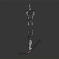 Modern Humanoid Robot Design With Sleek Metallic Body Blue Accents And Standing Stance