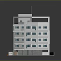 Modern Multi Story Building Exterior With Balconies Windows And Architectural Design