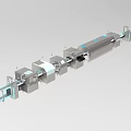 Industrial Equipment Conveyor System With Modular Metal Components And Production Modules