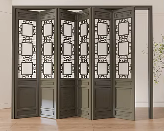Folding door 3d model