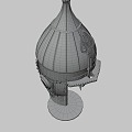 Clean Islamic Helmet 3d model