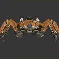Robot Spider Robot Mecha Spider Science Fiction Spider Mechanical Spider Spider Battery Spider Tower Defense 3d model