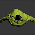 Neon Yellow Outdoor Hooded Jacket With Black Pants And Pockets