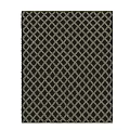 Black Square Carpet With Diamond Pattern And Beige Lines For Home Decor 3d model