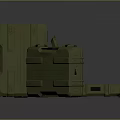 Multiple Olive Green Durable Hard Cases With Secure Latches And Carry Handles
