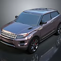 Silver Gray Modern SUV Exterior With Sporty Wheels And Front Grille Design