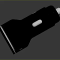 Baseus Black Car Charger With Dual USB Ports For Fast Charging