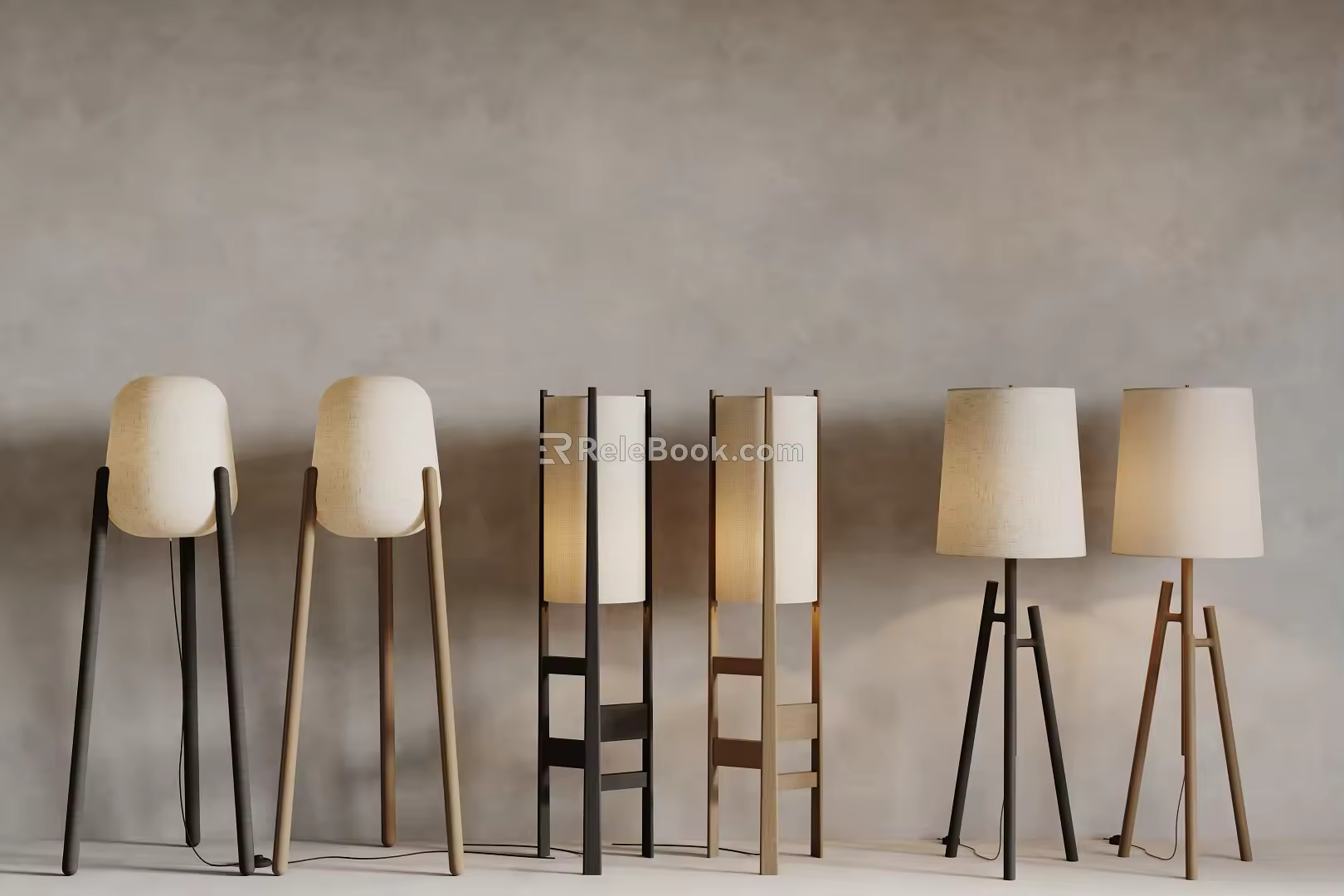 Modern floor lamp 3d model