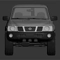 Silver Nissan SUV With Roof Rack And Off Road Exterior Design