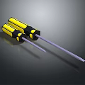 Screwdriver flat screwdriver Phillips screwdriver tool hardware tool processing tool 3d model