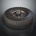 High Quality Automotive Metal Wheel Hub With Round Toothed Edge And Central Bolt Design