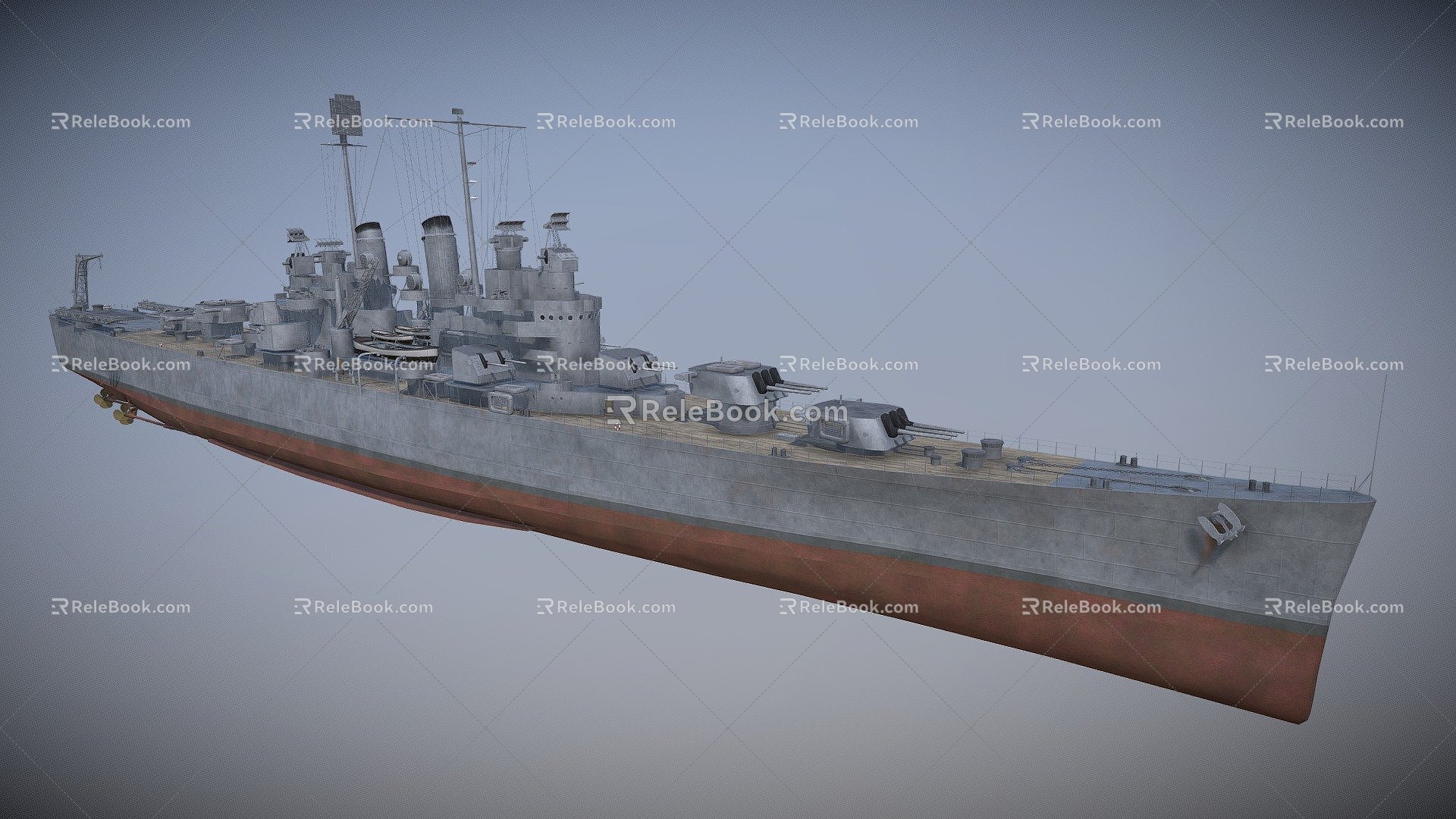 ship landing ship 3d model