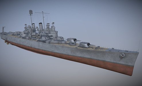 ship landing ship 3d model