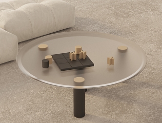 Modern coffee table 3d model