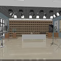 Modern Public Office Space With Open Layout Ergonomic Desks Indoor Plants And Bright Lighting