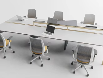 Modern Office Desk Chair Office Desk Chair Group 3d model