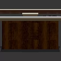 Modern Tabletop Device with Wooden Stand Blue LED Lighting and Sliding Control Bar