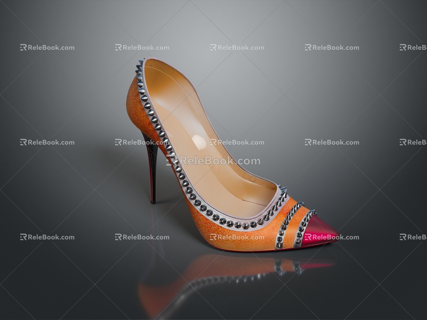 High Heels Stiletto Shoes Stiletto Heels Thick Heel Shoes Thick Heel Shoes High Heel Shoes Fashion High Heel Shoes 3d model