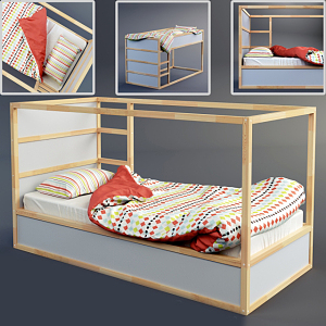 Children's bed 3d model