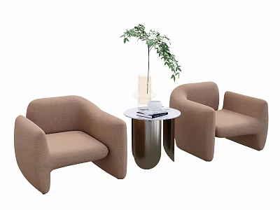 Italian single sofa 3d model