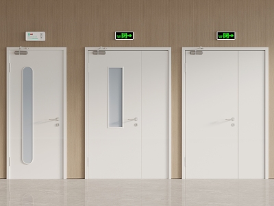 Modern fire door model