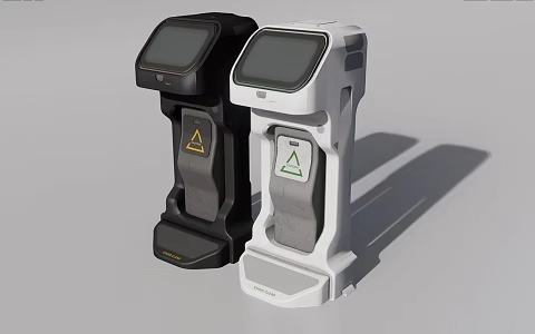 Sci-Fi Console Station 3d model