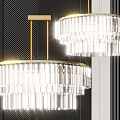 Crystal chandelier 3d model