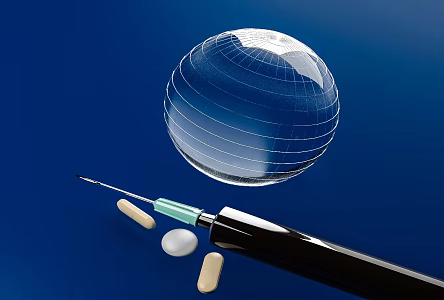 virology injection vials 3d model
