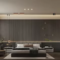 Modern Hotel Room Interior With Comfortable Bed Sofa And Large Windows