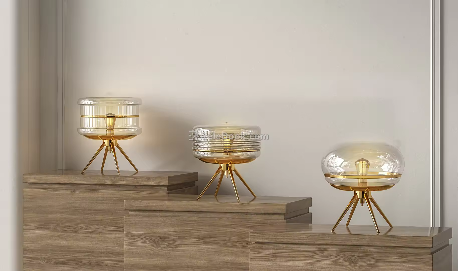 Light Luxury Table Lamp Simple Table Lamp 3d model