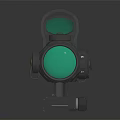 Vortex Tactical Optical Scope With Green Reticle And Mounting Base 3d model
