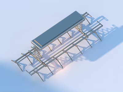 Drying rack Invisible drying rack Electric drying rack 3d model