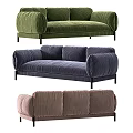 Modern double sofa 3d model