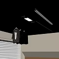 Drying Rack Electric Drying Rack Invisible Drying Rack Lifting Drying Rack Modern Drying Rack 3d model