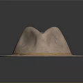 Light Pink Wide Brim Woven Casual Hat With Stylish Brown Band