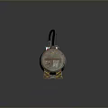 Industrial Fuel Tank With GCN Logo And Dispenser On Circular Concrete Base