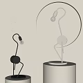 Creative desk lamp 3d model