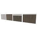 Modern Wooden Interior Wall with Vertical Stripes and Textured Panel Design